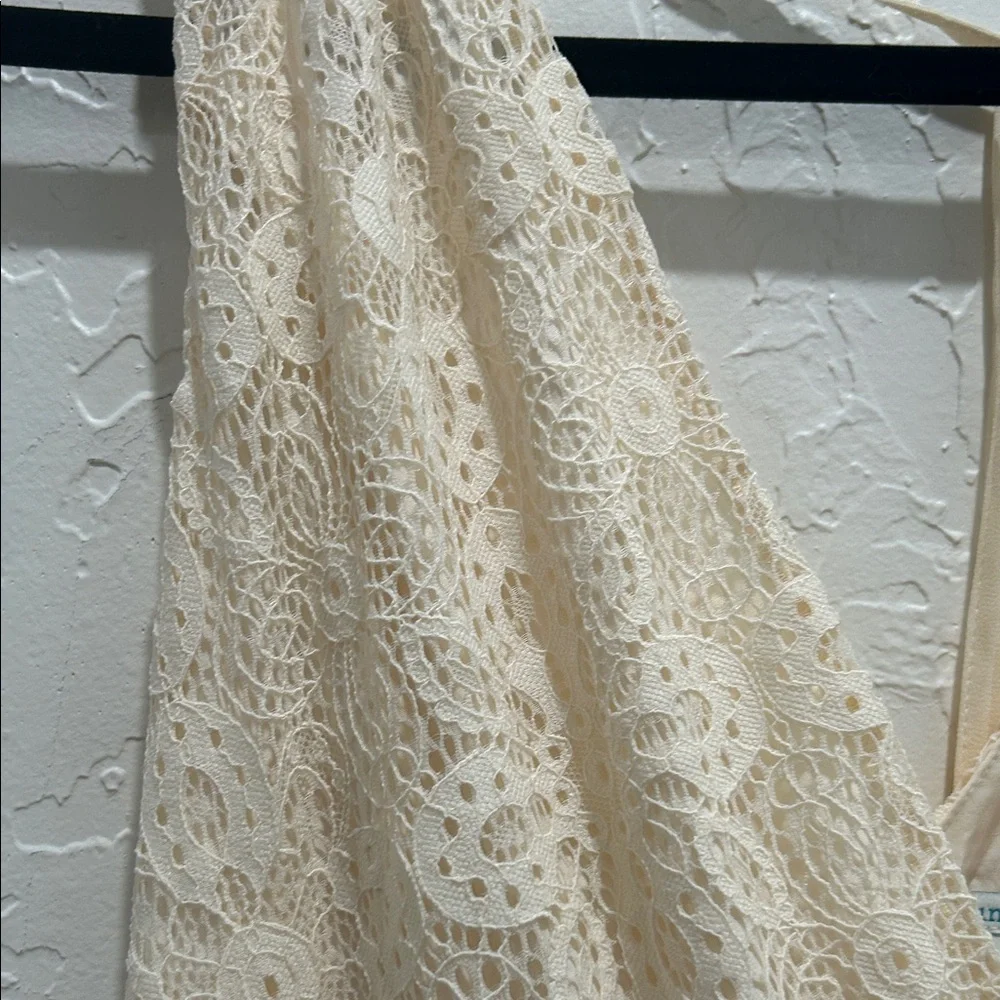 Sundance Cream Lace High Low Dress - Picture 4 of 6